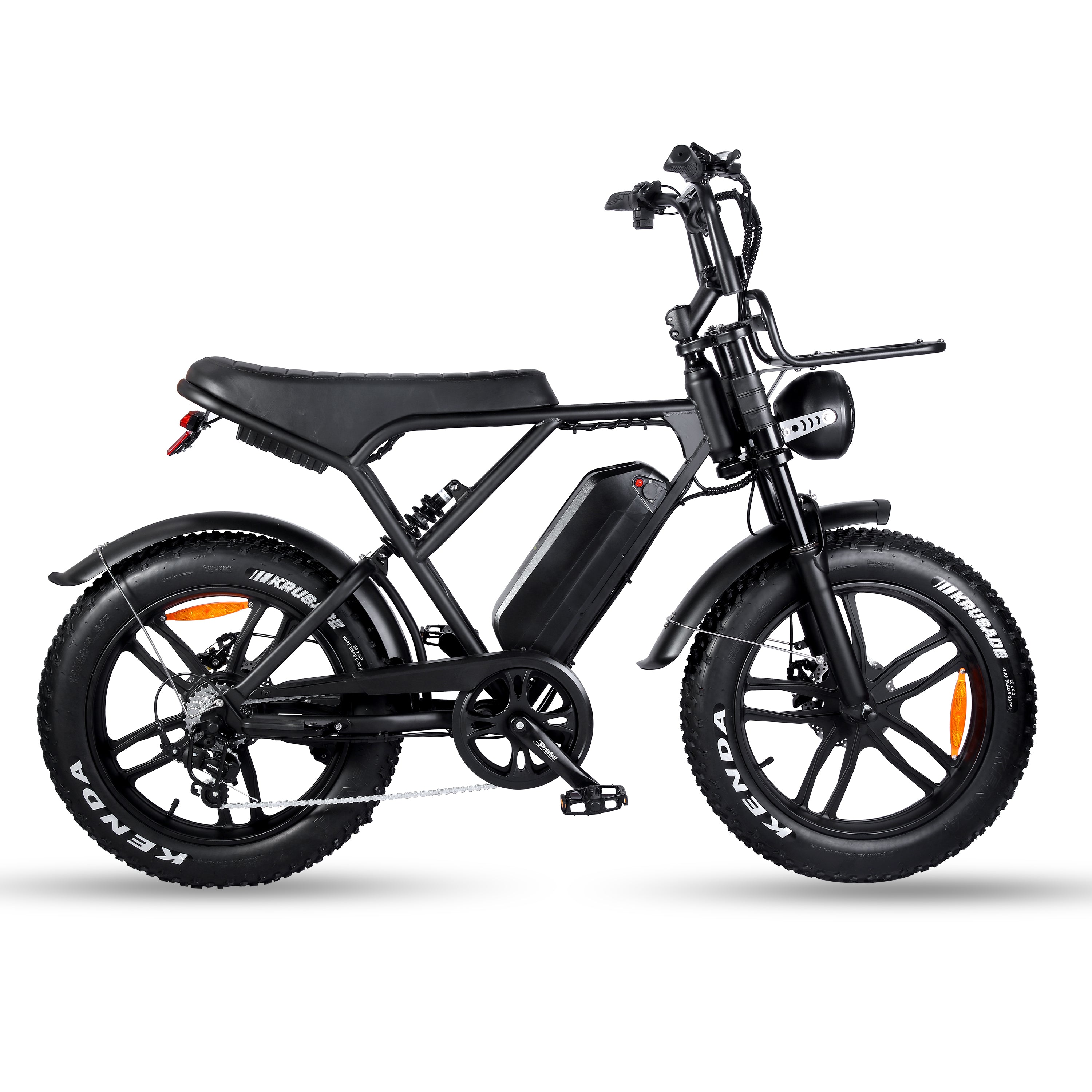 Super Deal - FLEX BIKES x OUXI H9 with Front Rack + Footrests + Alarm + Phone Holder