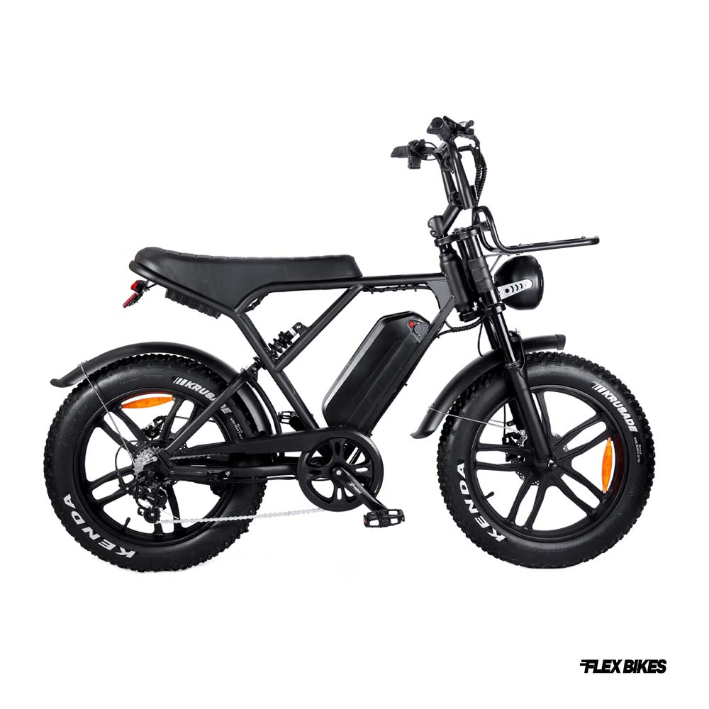 Super Deal - FLEX BIKES x OUXI H9 with Front Rack + Footrests + Alarm + Phone Holder