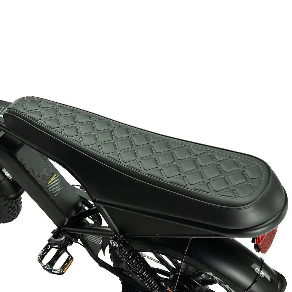 OUXI V8 Pro Max Fatbike Zwart Dubbele Accu 750W Elektrische Fiets