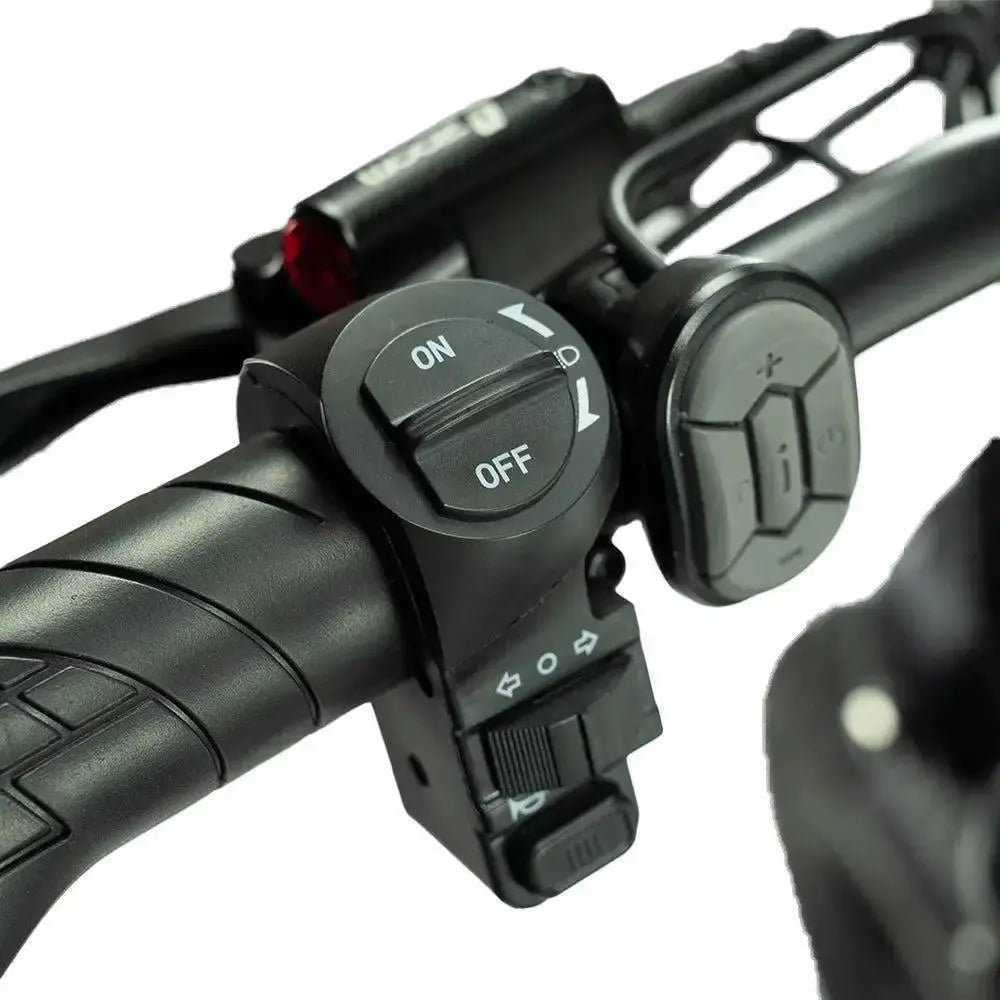 OUXI V8 Pro Max Fatbike Zwart Dubbele Accu 750W Elektrische Fiets