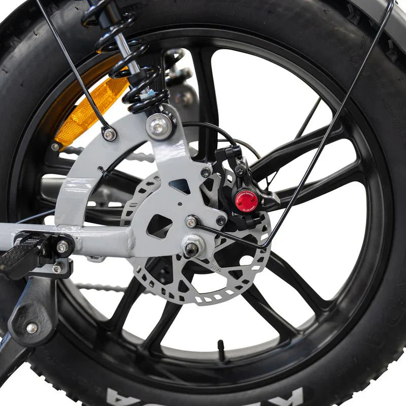 QM Wheels S20 Pro Fatbike Nardo Grey 250W Hydraulische Remmen