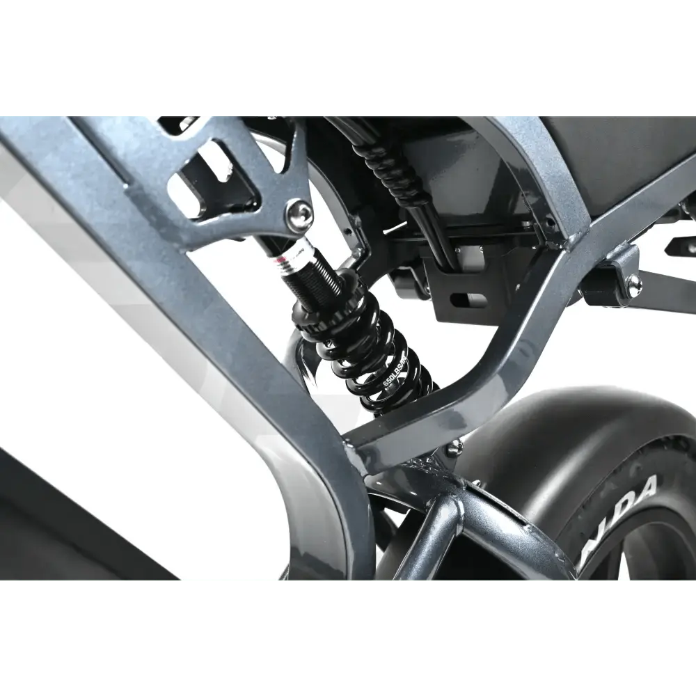 QMWHEEL V20 PRO 10.0 2025 Fatbike Donkergrijs Hydraulische Schijfremmen