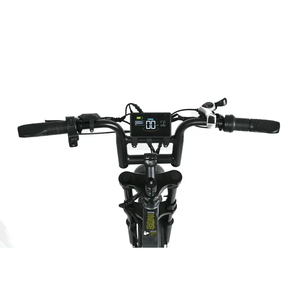 QMWHEEL V20 PRO 10.0 2025 Fatbike Donkergrijs Hydraulische Schijfremmen