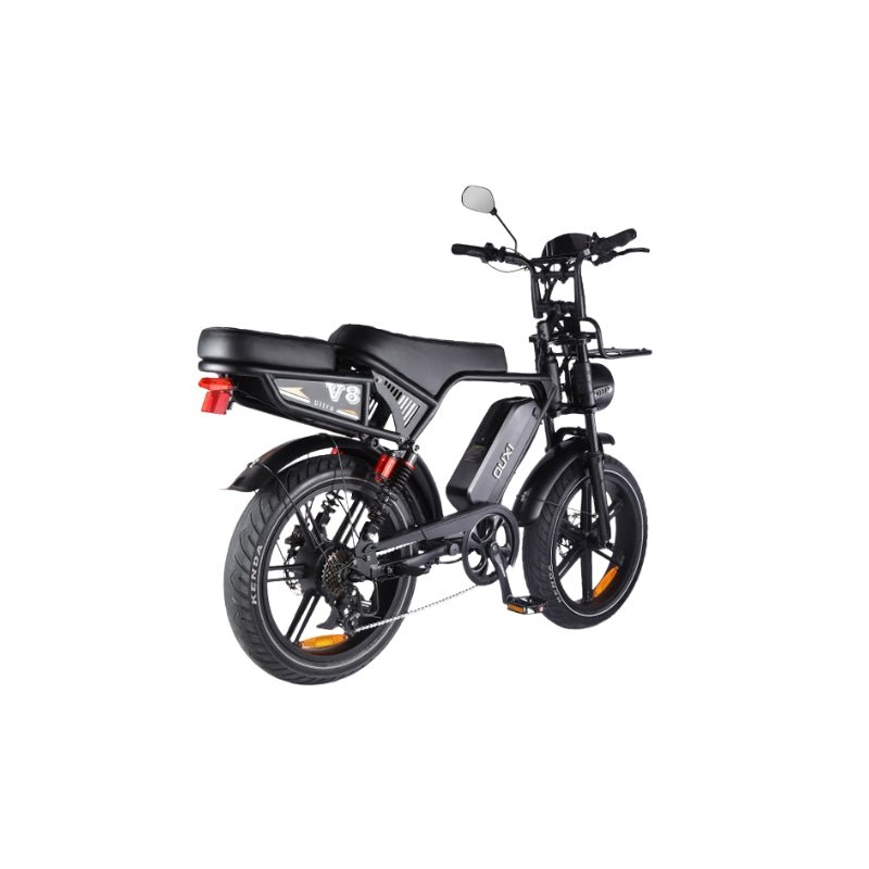 Ouxi V8 Ultra 2026 Matt Zwart Elektrische Fatbike Hydraulische Remmen