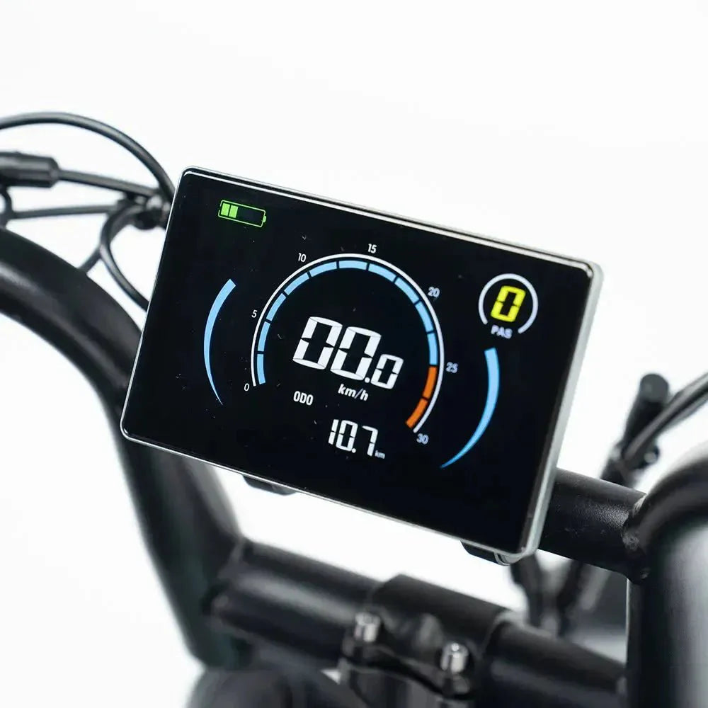 OUXI C80 Mini Elektrische Fatbike Grijs 250W Compacte E-bike