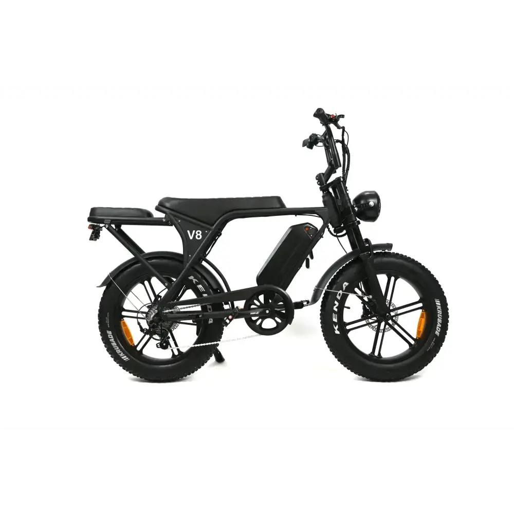 OUXI V8.5 Fatbike Elektrische Fiets Zwart met Krachtige Hydraulische Remmen