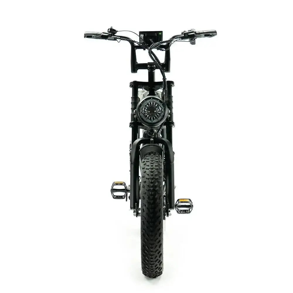 OUXI V8 Pro Max Fatbike Zwart Dubbele Accu 750W Elektrische Fiets