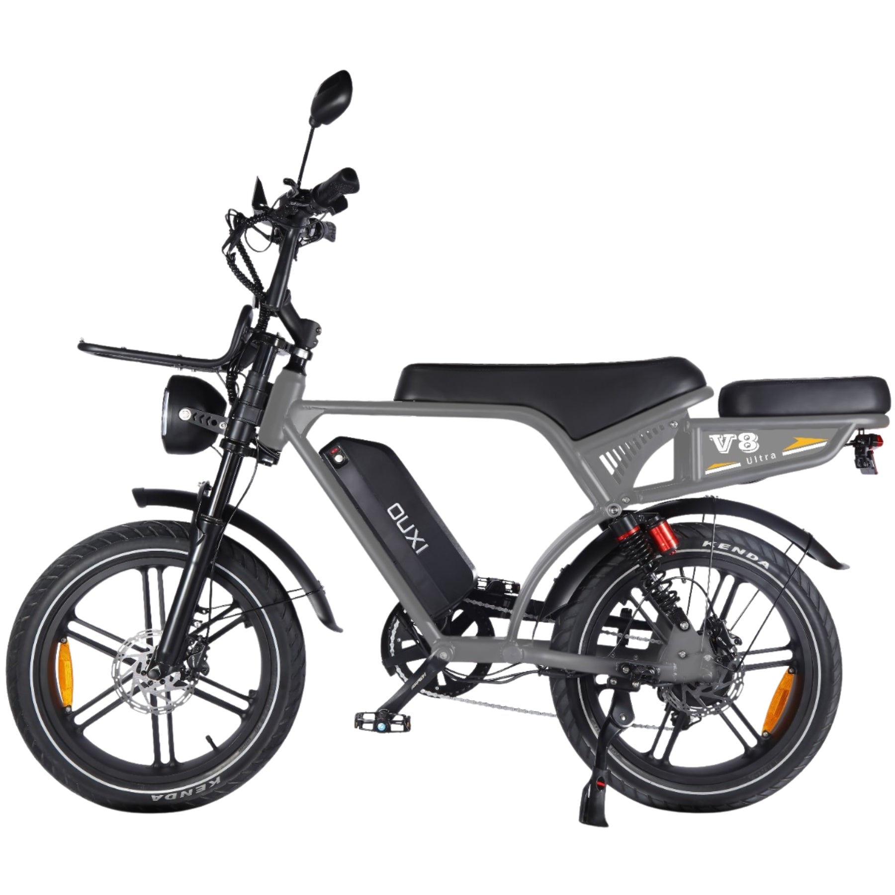 Krachtige Ouxi V8 Ultra 2025 Fatbike Grijs Special Edition 250W