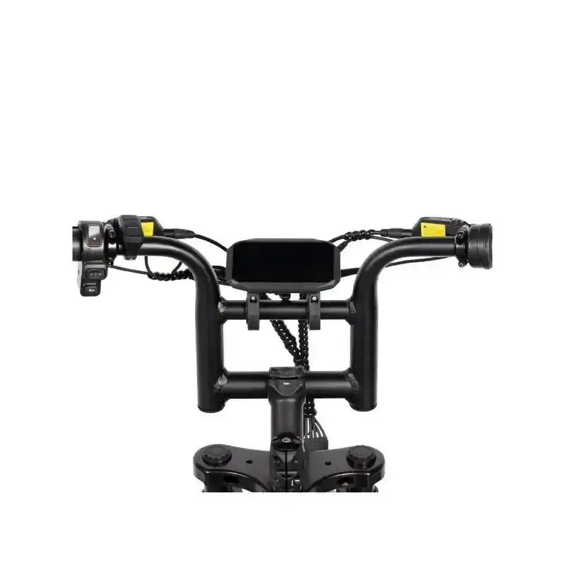 QM-Wheels V20 PRO Mini Elektrische Fatbike Zwart met Dikke Banden