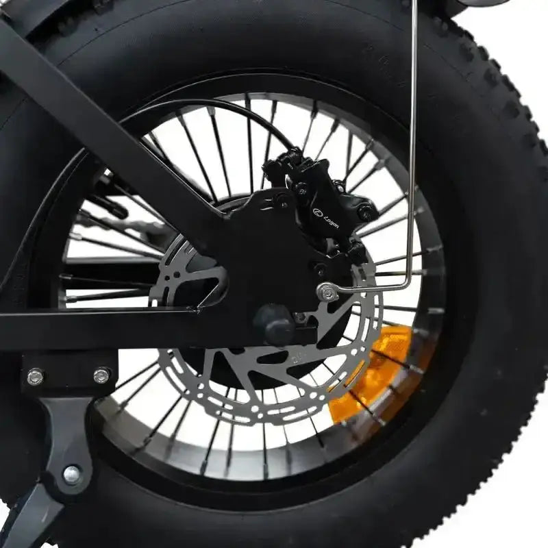 QM-Wheels V20 PRO Mini Elektrische Fatbike Zwart met Dikke Banden