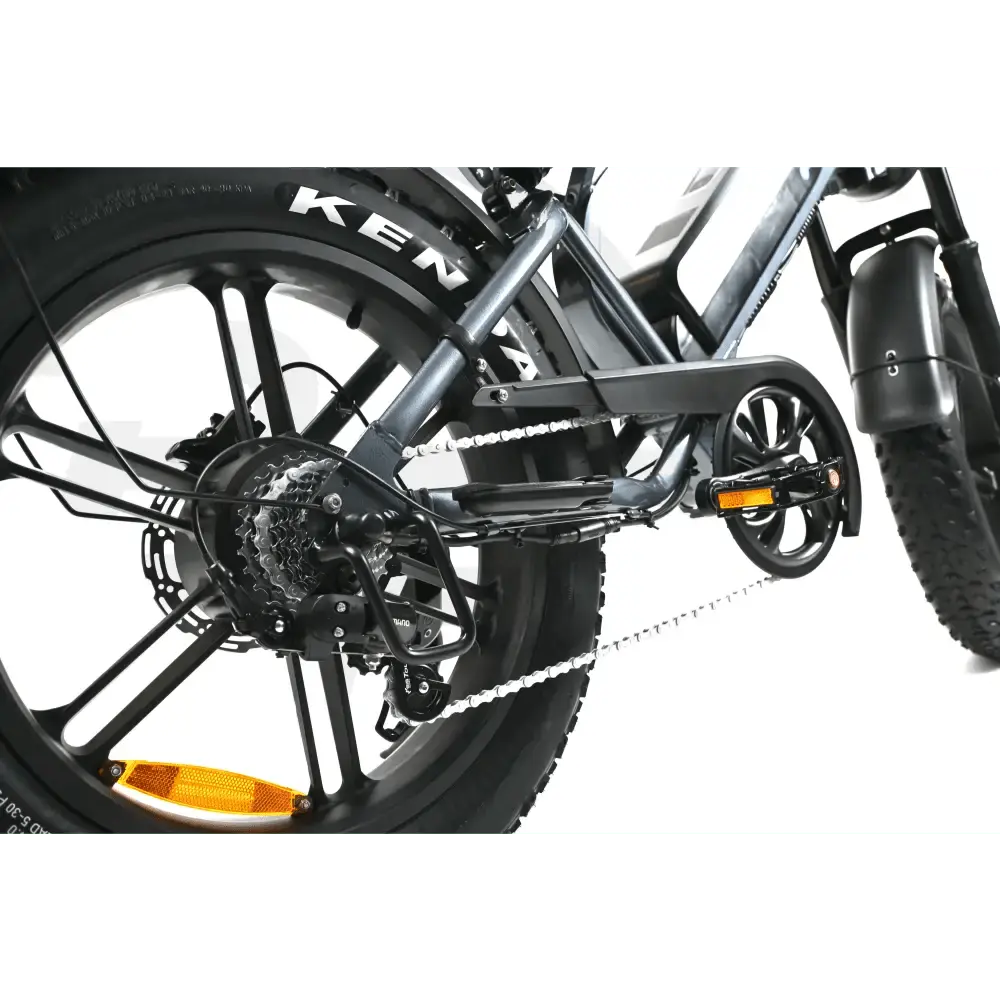 QMWHEEL V20 PRO 10.0 2025 Fatbike Donkergrijs Hydraulische Schijfremmen