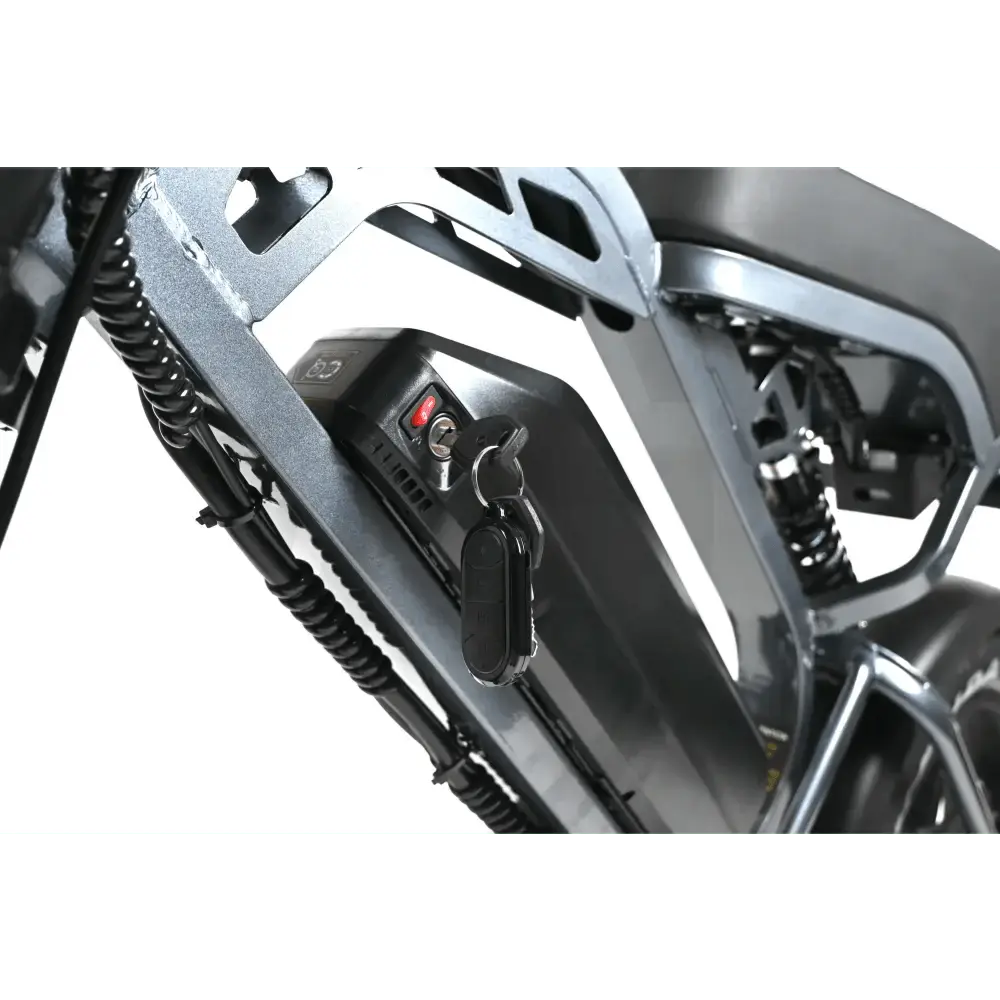 QMWHEEL V20 PRO 10.0 2025 Fatbike Donkergrijs Hydraulische Schijfremmen